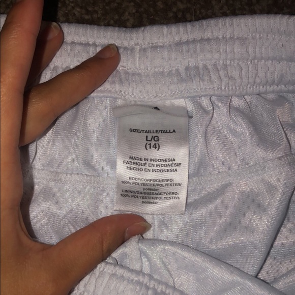 White Adidas Shorts - Picture 2 of 3